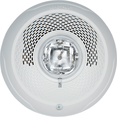 White Ceiling Mount Speaker Strobe Plain