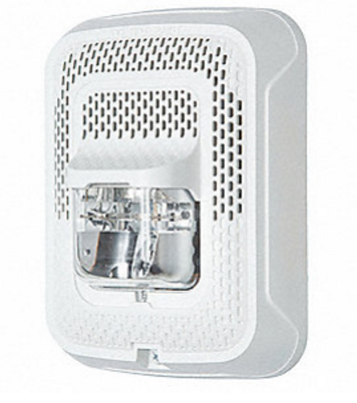 White Wall Mount Speaker Strobe Fire