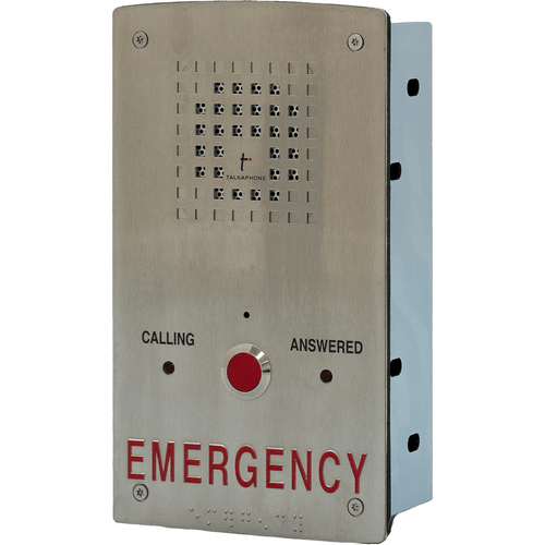 Talkaphone AOR-CSE-FM Area of Refuge Analog Station, Flush Mounted