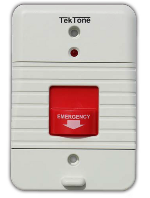 1-Gang Emergency Call Station w/ Pull Cord and Lever Wh