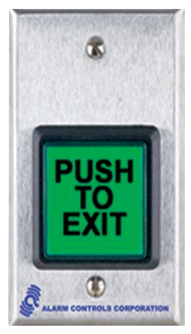 REMOTE EXIT BUTTON, SINGLE GANG - Timer