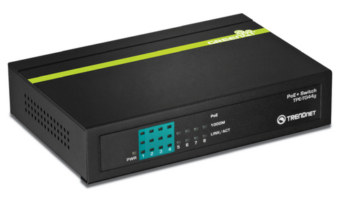 TRENDnet TPE-TG44G 8-Port Gigabit PoE+ Switch