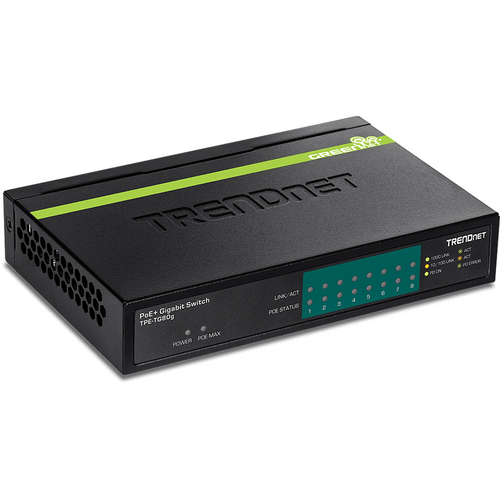 TRENDnet TPE-TG80G 8-Port Gigabit PoE+ Switch