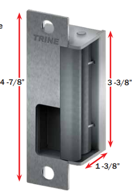 Flush Strike 1-3/8 Cyl-Mortise Fire 4-FP 12/24 FSafe US32D