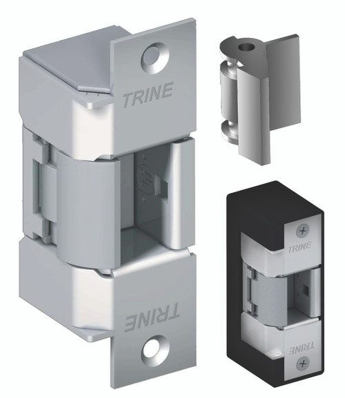 Trine EN400CMRP-32D Electric Strike, 12/24 VDC, Satin Stainless Steel