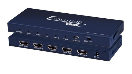 1-In 4-Out HDMI 4K Splitter