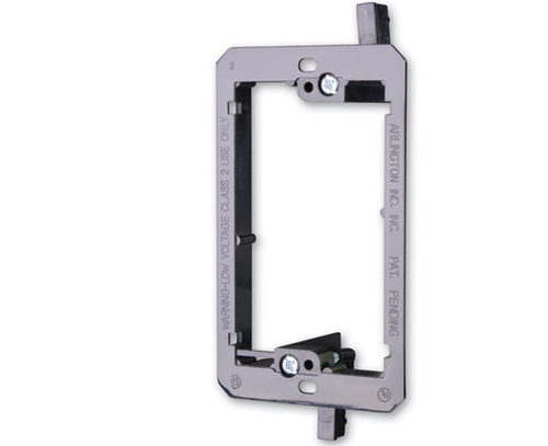 Vanco LV1 PVC Low-Voltage Single-Gang Mounting Bracket