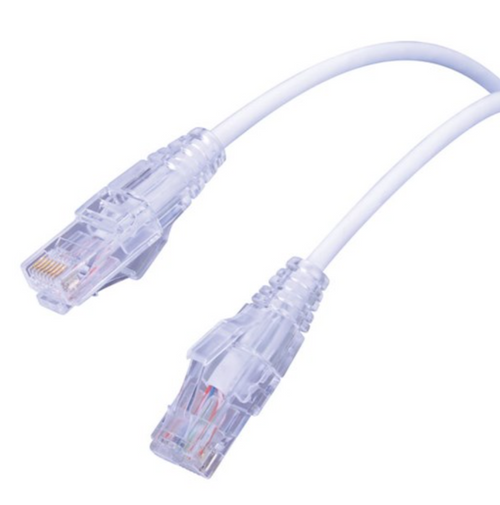 Patch Cable Cat6 3' Super Slim 550MHz Non-Booted Wh