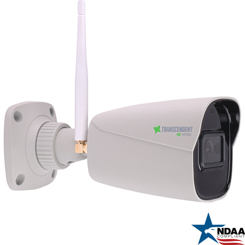 4MP IP OD 2.4GHz-Wifi Bul 2.8 100'IR 12V TDN DWDR NDAA  Wh