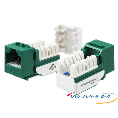 Wavenet 6EKSJGN CAT6 SDJ-Series Unshielded Keystone Jacks