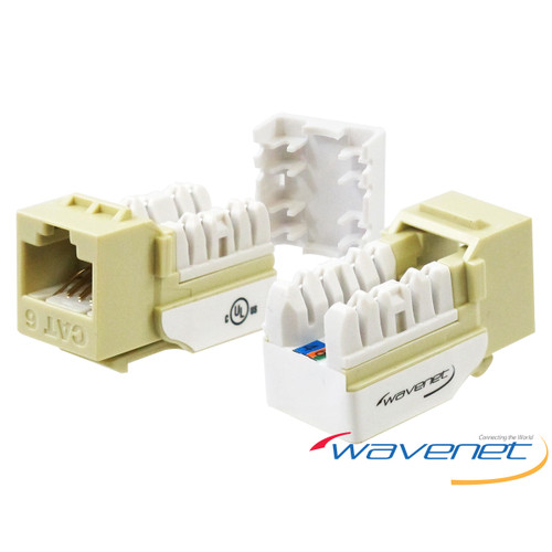 Wavenet 6EKSJIV CAT6 SDJ-Series Unshielded Keystone Jacks