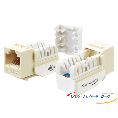 Wavenet 6EKSJLA CAT6 SDJ-Series Unshielded Keystone Jacks
