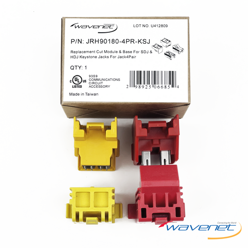Wavenet TOOL-REPBL-J4PR Cut Module for Keystone CATx 4 Pair Termination Tool