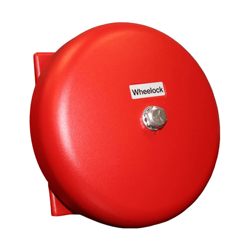Eaton Wheelock 43T-G6-24-R 43T Vibrating Bell, Red, 6in, 24 VAC, Indoor/Outdoor