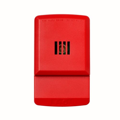 Eaton Wheelock ELHNR Eluxa Horn, Wall, Red, 12/24 VDC, Indoor