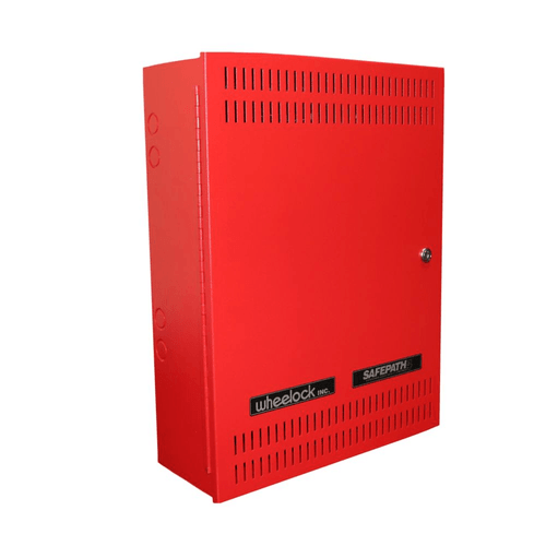 Eaton Wheelock SPB-80/4 SAFEPATH Supervised Power Booster, Red, Steel Enclosure, 80 Watt