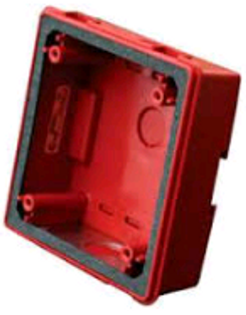 XX BACKBOX RED WEATHERPROOF FOR R