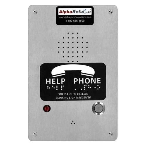 Alpha Communications RCB2100SR Refuge Call Box, Surface Mount, AlphaRefuge 2100 Series