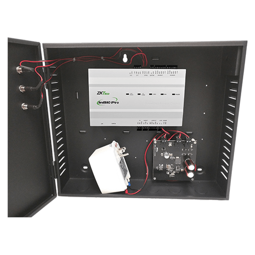 ZKTeco US-INBIO-260-PRO-BUN Two Door Biometric Access Control Panel with Metal Enclosure