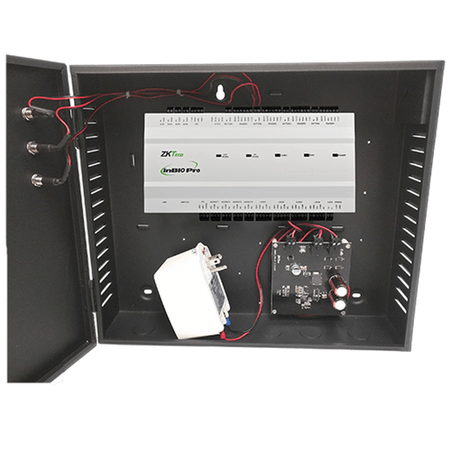 ZKTeco US-INBIO-460-PRO-BUN Four-Door Biometric Access Control Panel w/Metal Enclosure