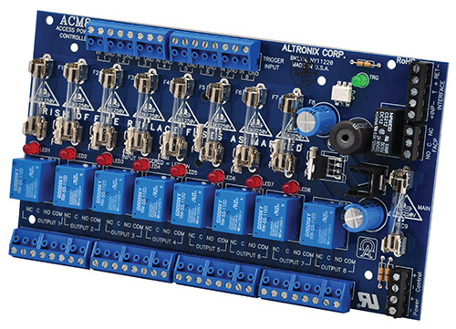 Dist mod 12/24Vac/dc 8ch fused