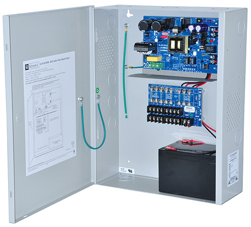 PS 12VDC 10A 8 Fused Outputs w/Encl