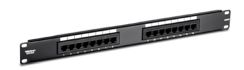 16-port 1U RackMnt Patch Panel IDC-110