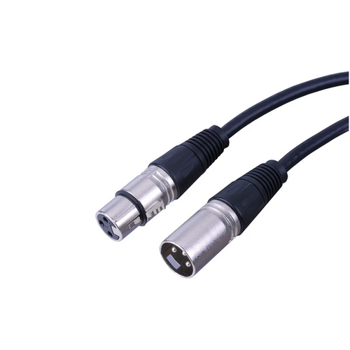 Vanco 281150 3 Pin Male to 3 Pin Female XLR Cable, 10 Foot