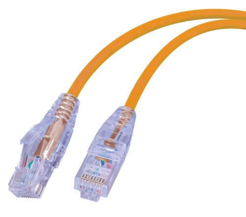 Vanco SCAT6-7OR Super Slim Category 6 (UTP) 550 MHz Network Patch Cable, 7', Orange