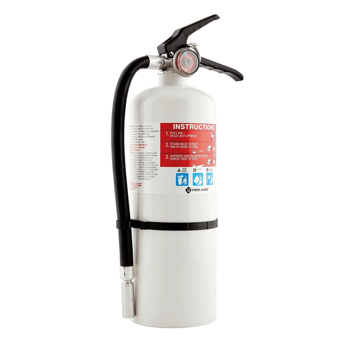 BRK HOME2PRO Rechargeable Compliance Fire Extinguisher 2-A:10-B:C (White)