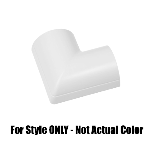 D-Line US/FLFB5025B Maxi PVC Clip Over Flat Corner