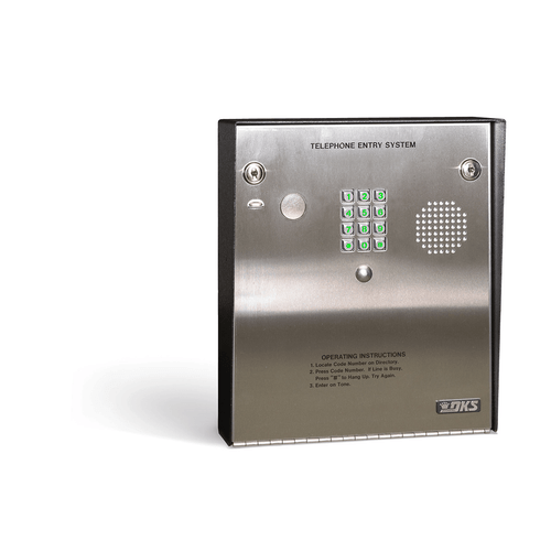 DoorKing 1833-080 Telephone Entry Surface Mount Hands Free 3K User Memory