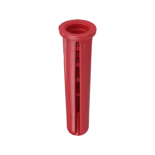 Dottie #8-#10-#12 Red Conical Plastic Anchor, 100 Pack