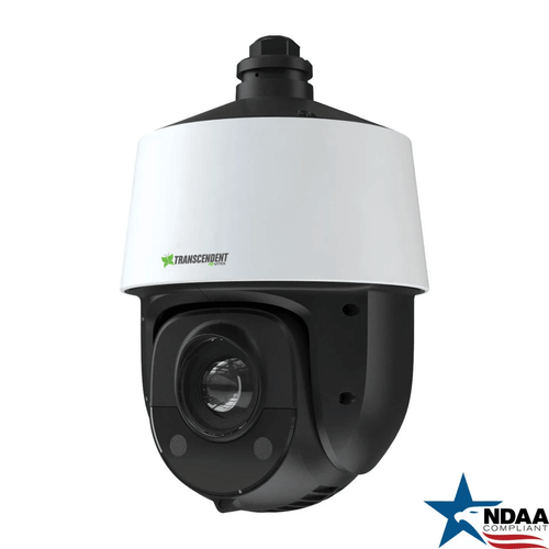 4MP IP OD PTZ 4.8-120 525'IR AIVS PoE+/12V Req Mount