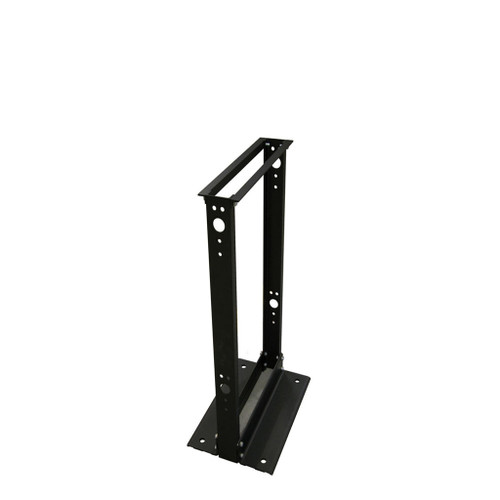 19" x 48" 28 RU 2 Post Floor Mount Rack Black