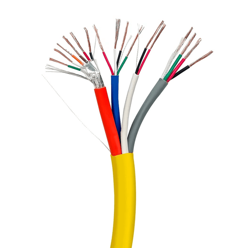Wavenet CCACESSUPYL2 Access Control Cable, 22 AWG, 6C/4C/2C Conductors, 1000' Reel, Yellow