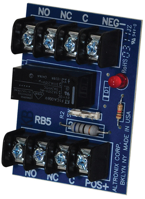 Relay 6/12Vdc DPDT board 5A co