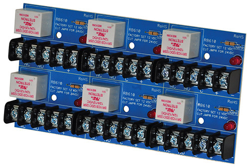 Altronix RB610 Relay Module, Breakaway, 6 - 12/24VDC, SPDT @ 10A - 120VAC/28VDC