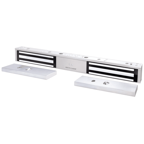 Seco-Larm E-941DA-600PQ 600-lb Electromagnetic Lock, Double-Door, Bond Sensor, Status LED, UL Listed