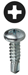 #6 x 1'' Phillips Pan Head Self Drilling Screw