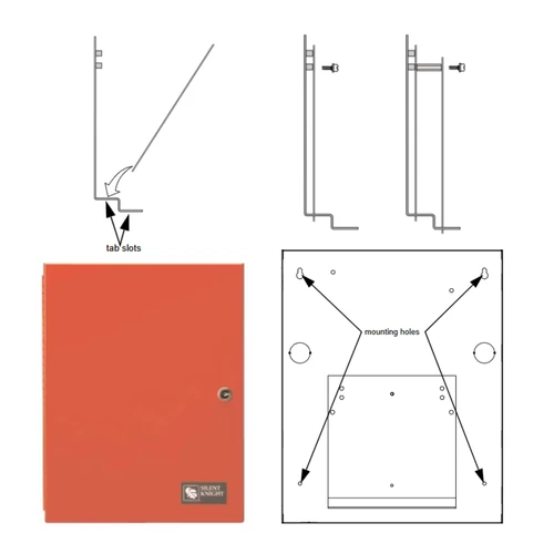 Fire-Lite IDP-ACB Module Cabinet for Silent Knight IDP-Zone-6 Interface Modules