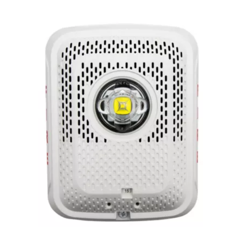 System Sensor SPSWLED L-Series LED Indoor Speaker Strobe, Wall Mount, White