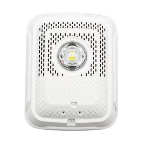 System Sensor SPSWLED-P L-Series LED Indoor Speaker Strobe, Wall, White, Plain - No Marking