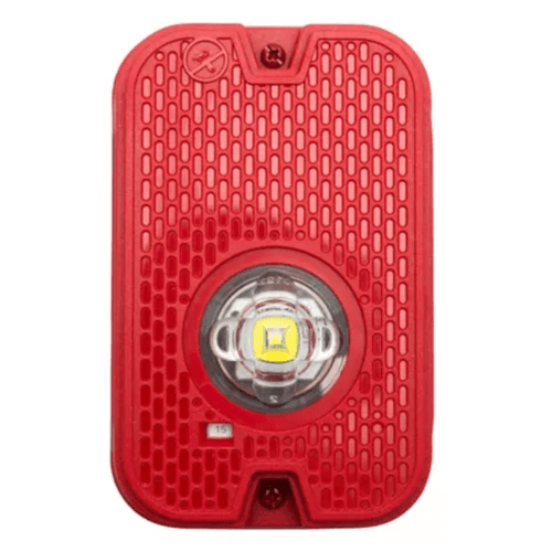 System Sensor SGRKLED-P L-Series LED Outdoor Compact Strobe, Wall Mount, Red, Plain - No Marking
