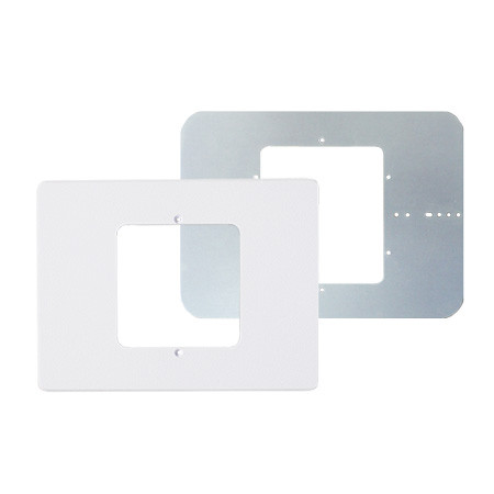 Retro Room/Patio Station Horzontal Adapter & Trim Plate White