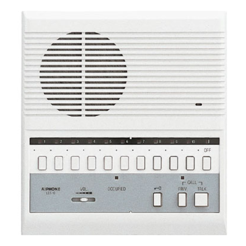 Aiphone LEF-10 Analog 10-Channel Master Station