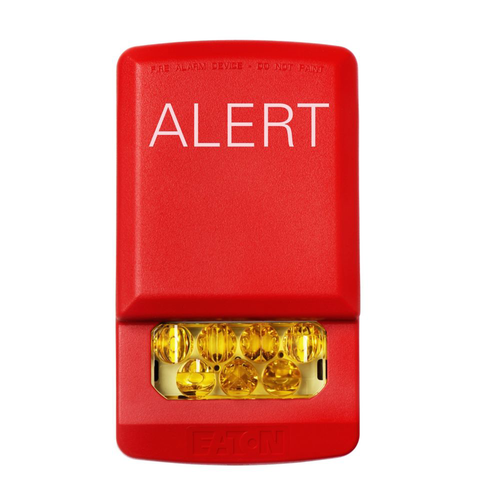 Eluxa LED Strobe, WALL, 24VDC 15/30/75/110/135/185, Amber (Alert)