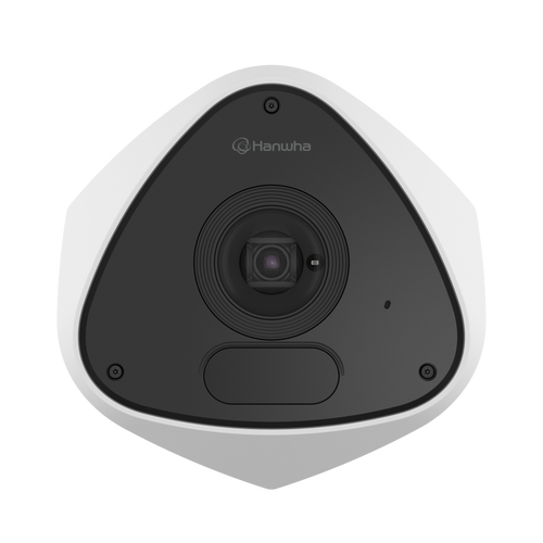 3MP IP Outdoor V Corner Camera, 2.3mm Fixed Lens, AI, IR, PoE, WDR, SD, Wh White