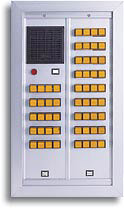 Duty Station Annunciator, Speaker, LED, 16-Zones, Tone Off Button