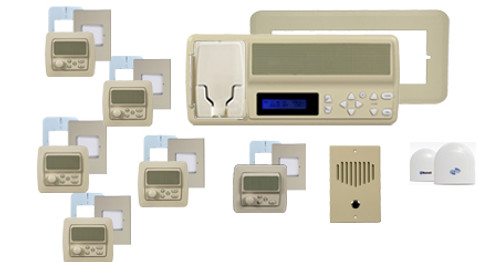 5-Room Retrofit Music/Intercom Master 5-Rm 1-Patio 1-Door Almond